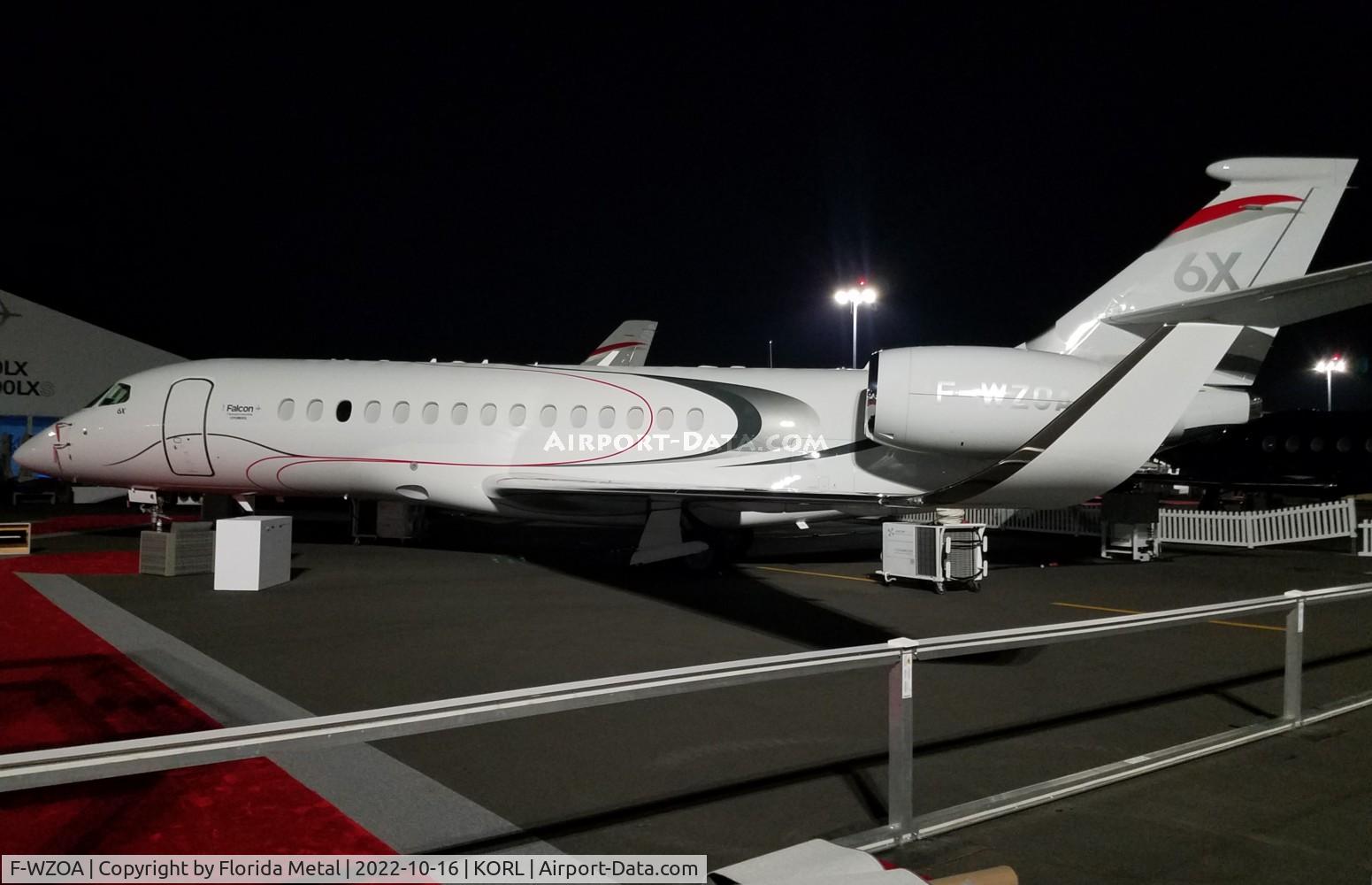F-WZOA, 2022 Dassault Falcon 6X C/N 004, NBAA 2022