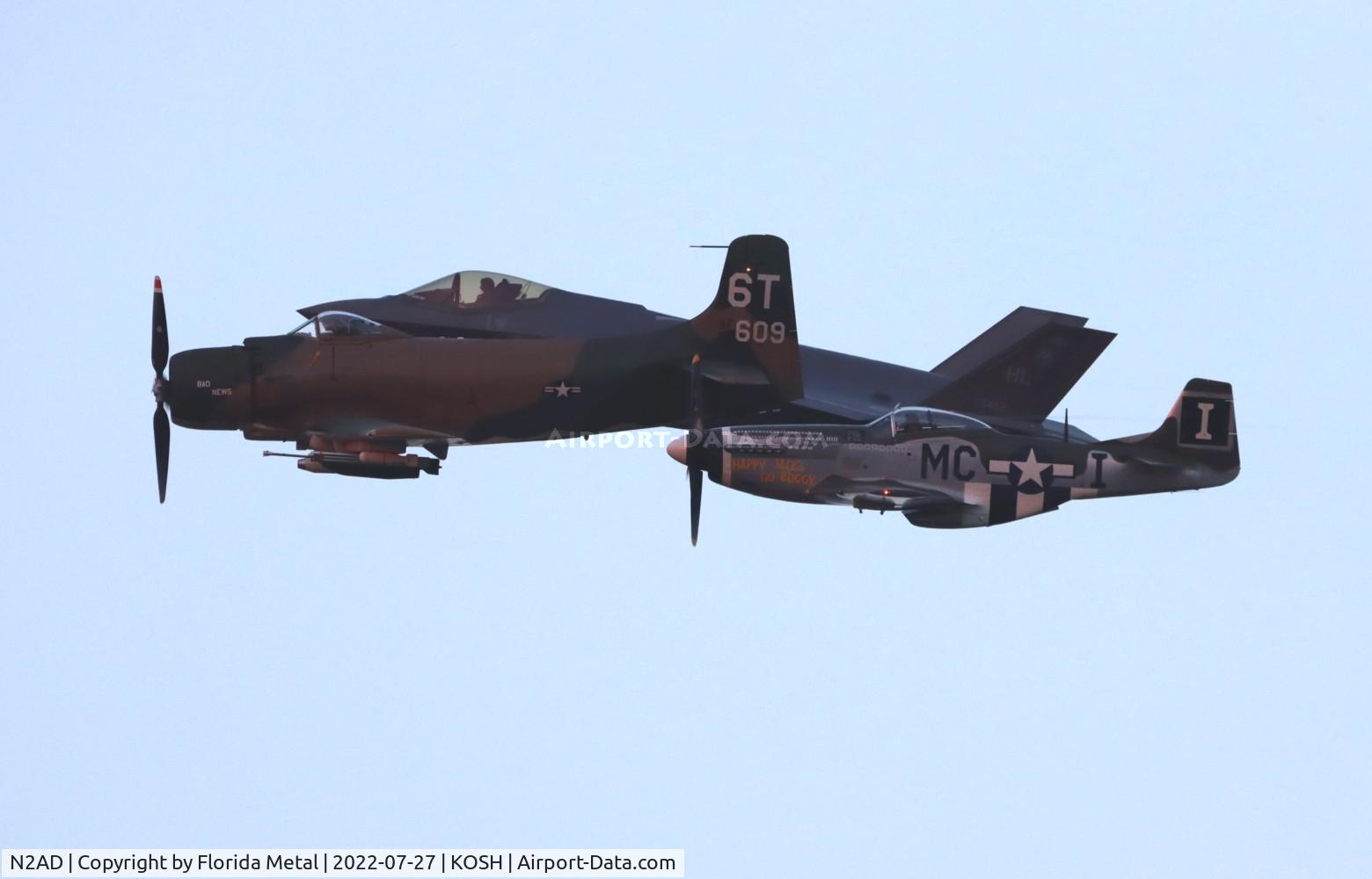N2AD, 1947 Douglas AD-1 Skyraider C/N 09257/2085, OSH 2022