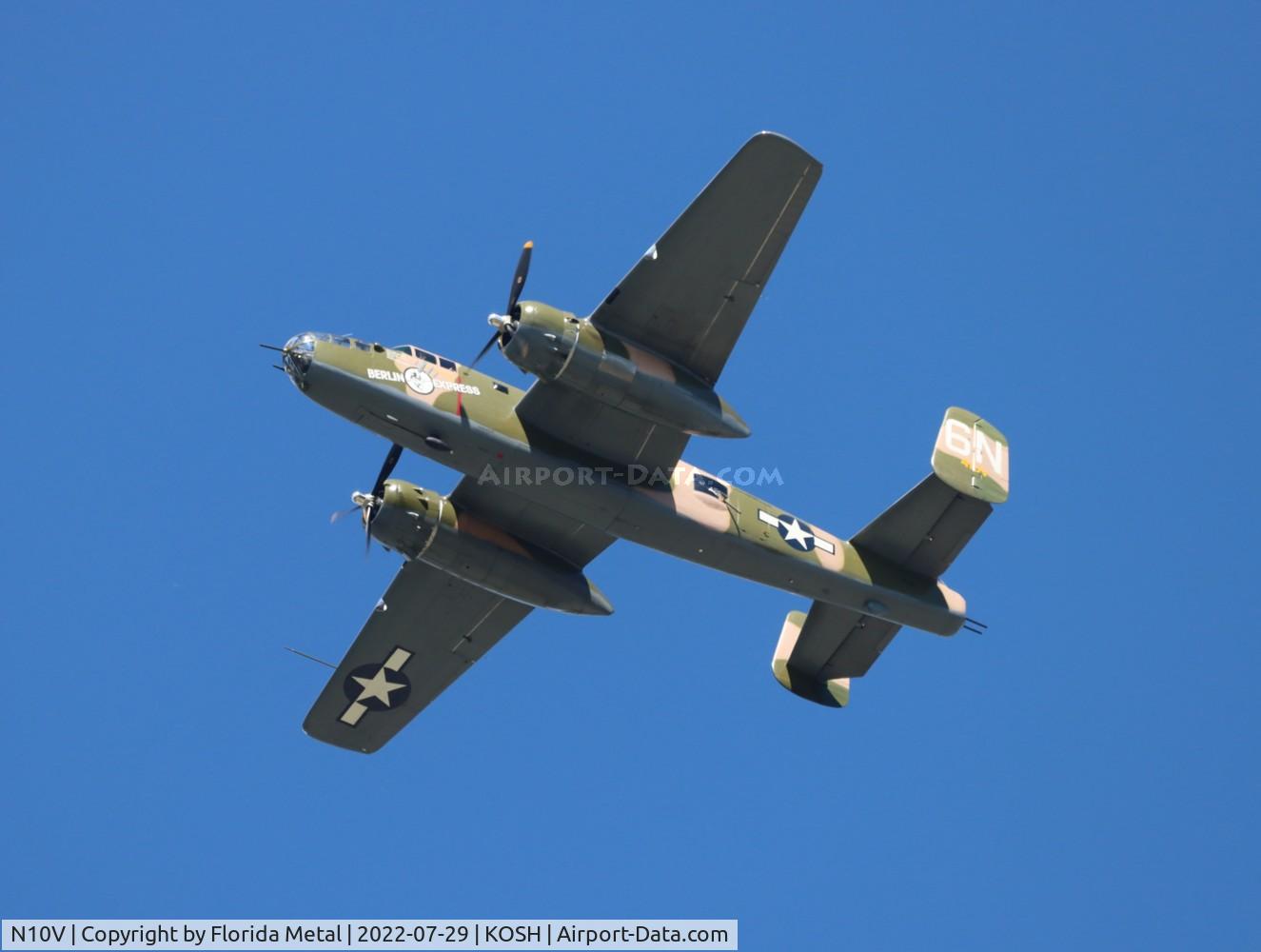 N10V, 1943 North American B-25H Mitchell C/N 98-21433, OSH 2022