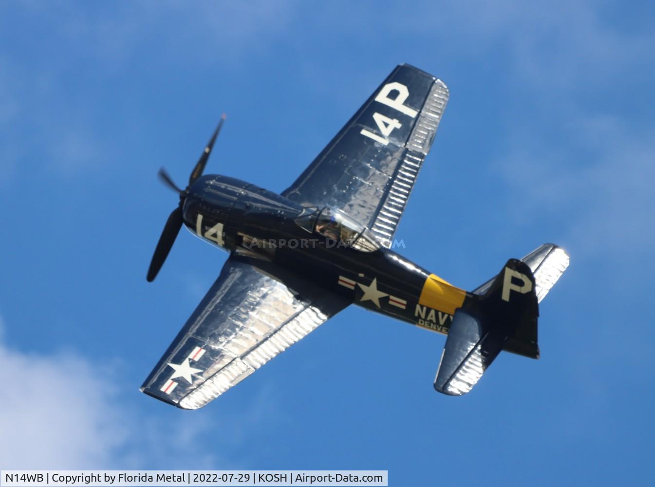 N14WB, Grumman F8F-2 (G58) Bearcat C/N D.1148, Bearcat
