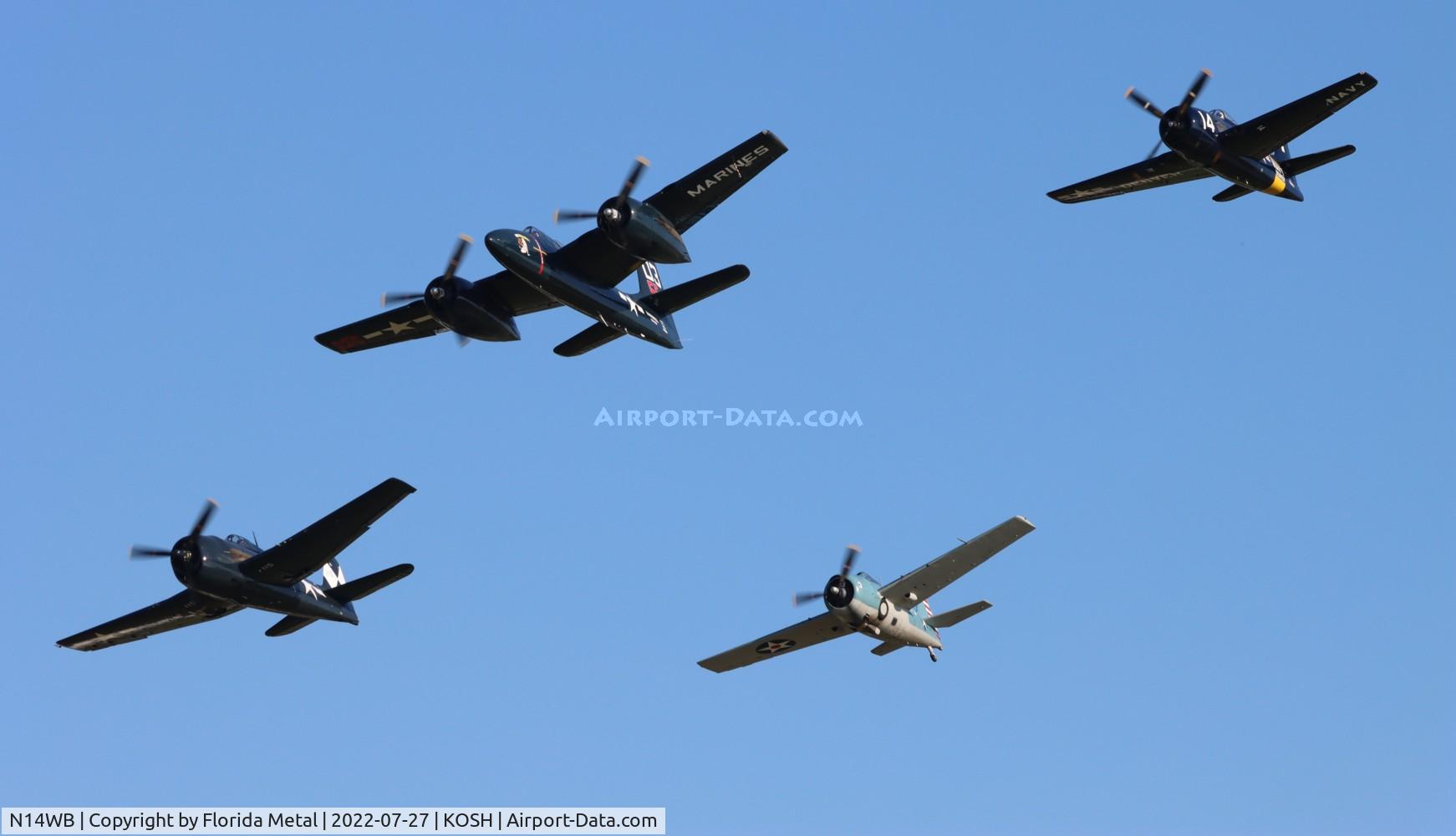 N14WB, Grumman F8F-2 (G58) Bearcat C/N D.1148, OSH 2022