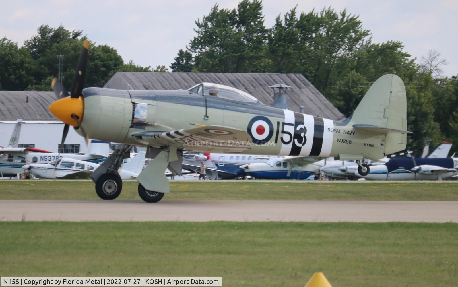 N15S, 1953 Hawker Sea Fury FB.11 C/N 41H/696792, OSH 2022