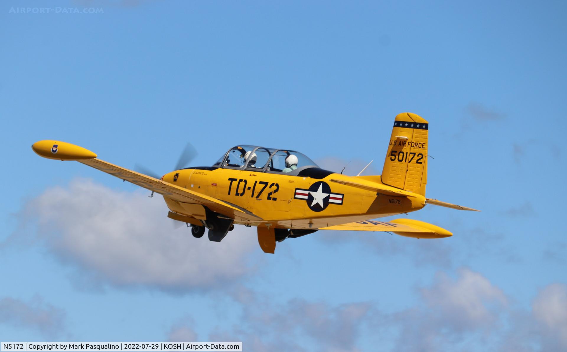 N5172, 1955 Beech A45 C/N G-729, Beech T-34A