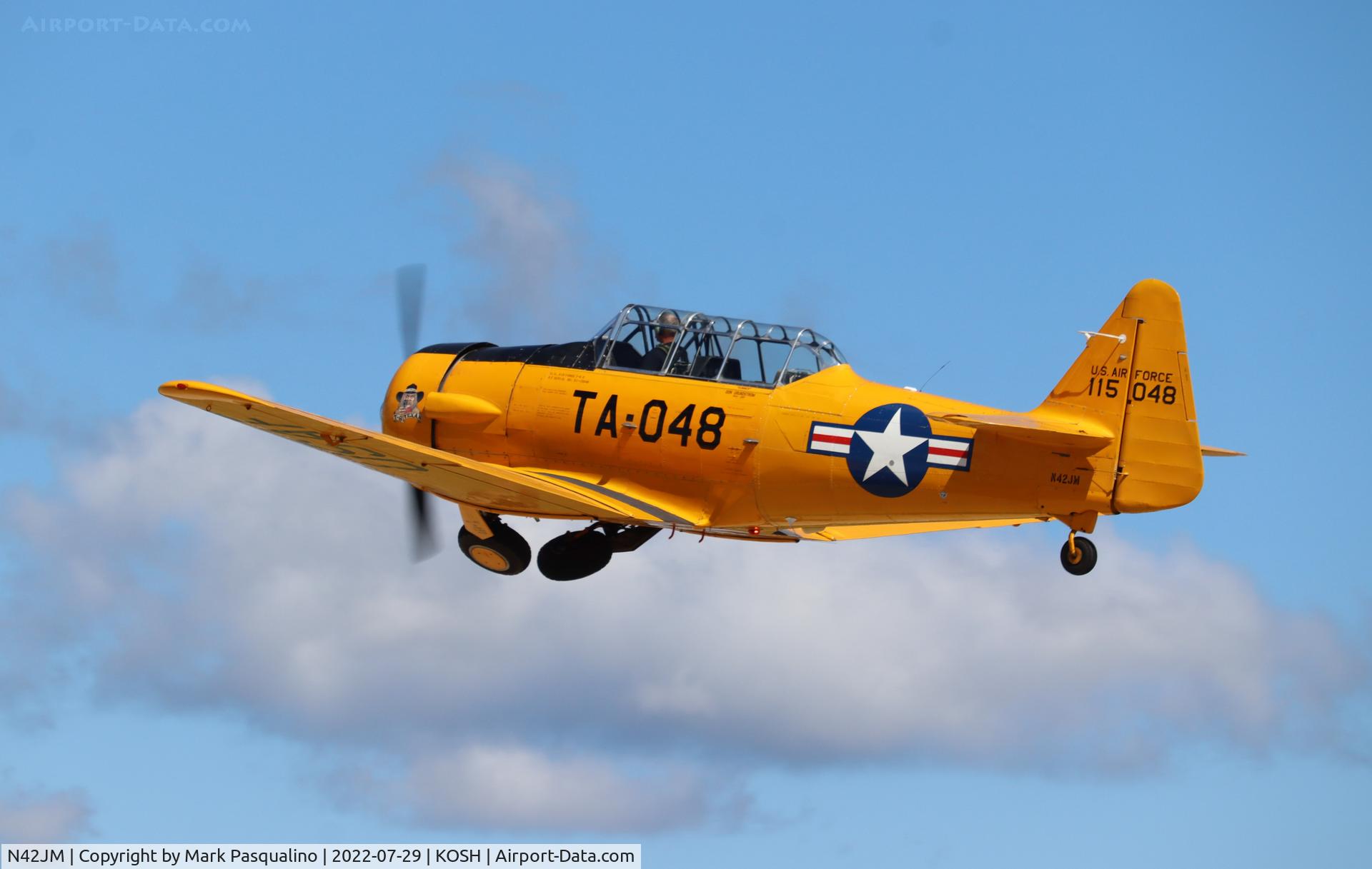 N42JM, North American T-6G Texan C/N 182-735, North American T-6G