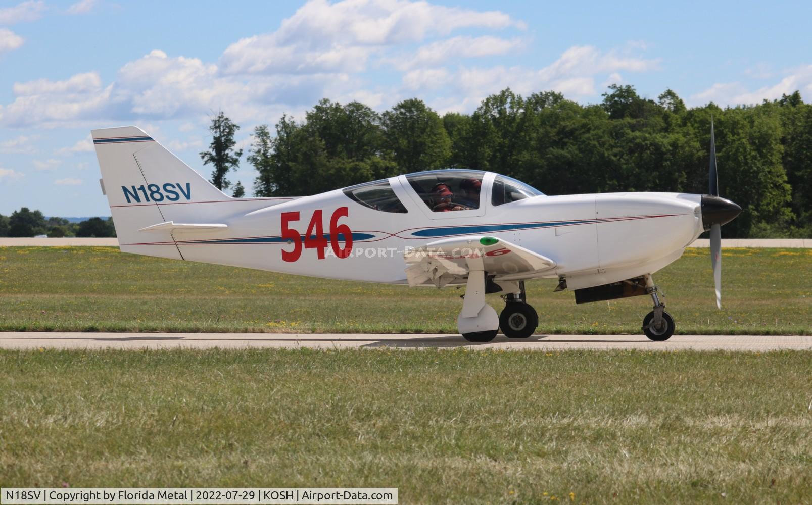 N18SV, 1993 Stoddard-Hamilton Glasair SHA C/N 580R, OSH 2022