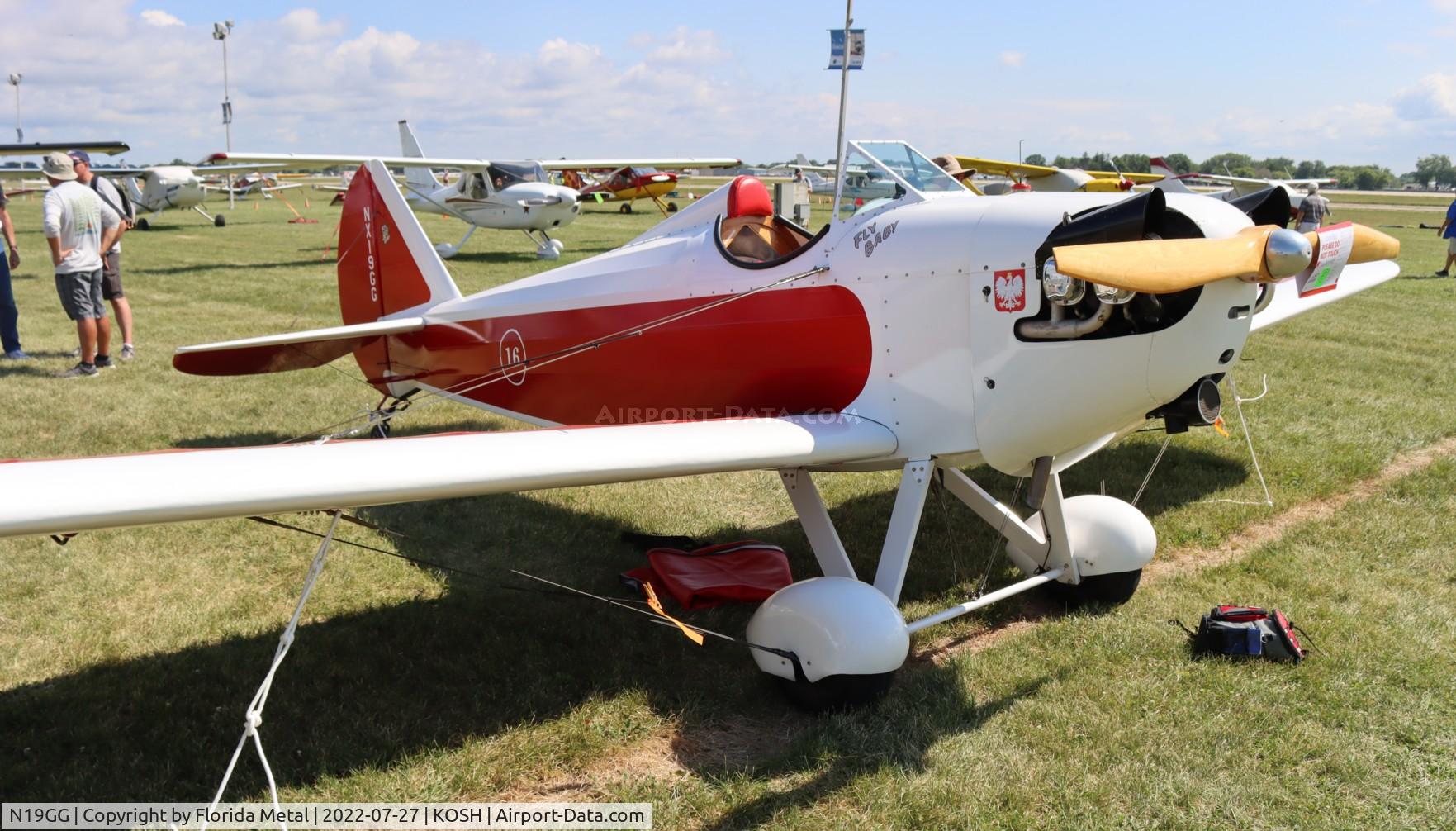 N19GG, 1978 Bowers Fly Baby C/N 67-1, OSH 2022