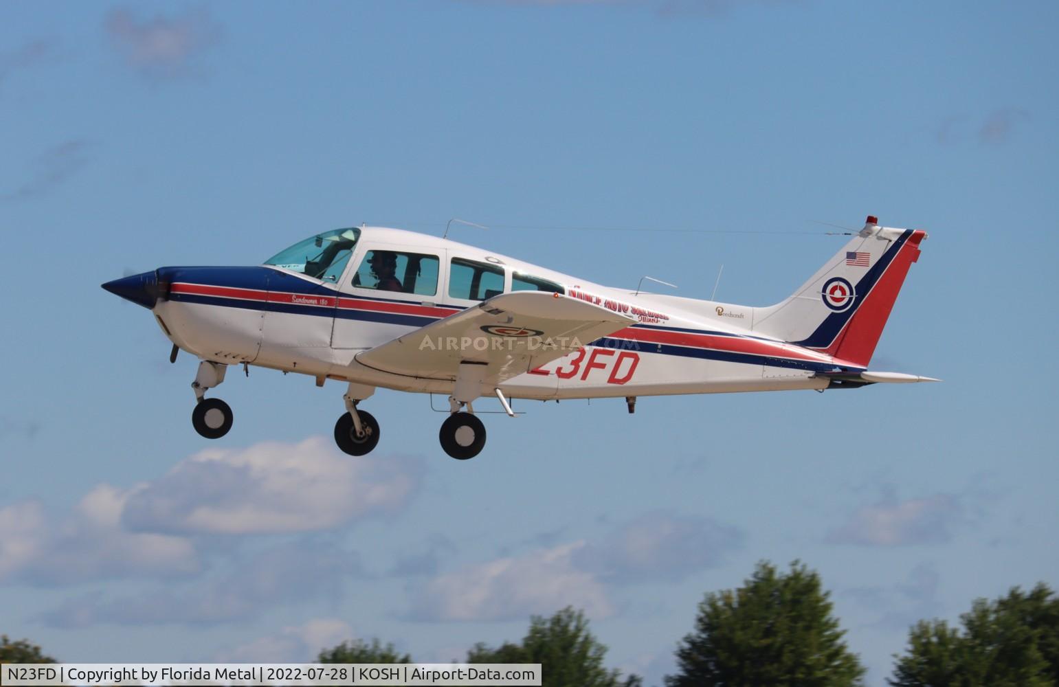 N23FD, 1975 Beech C23 Sundowner 180 C/N M-1663, OSH 2022