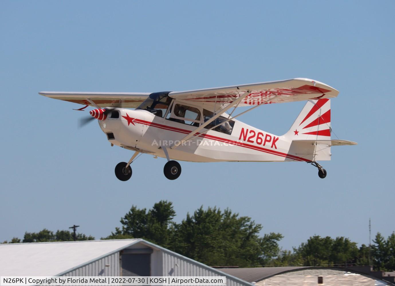 N26PK, 1974 Bellanca 7ECA Citabria C/N 1041-74, OSH 2022