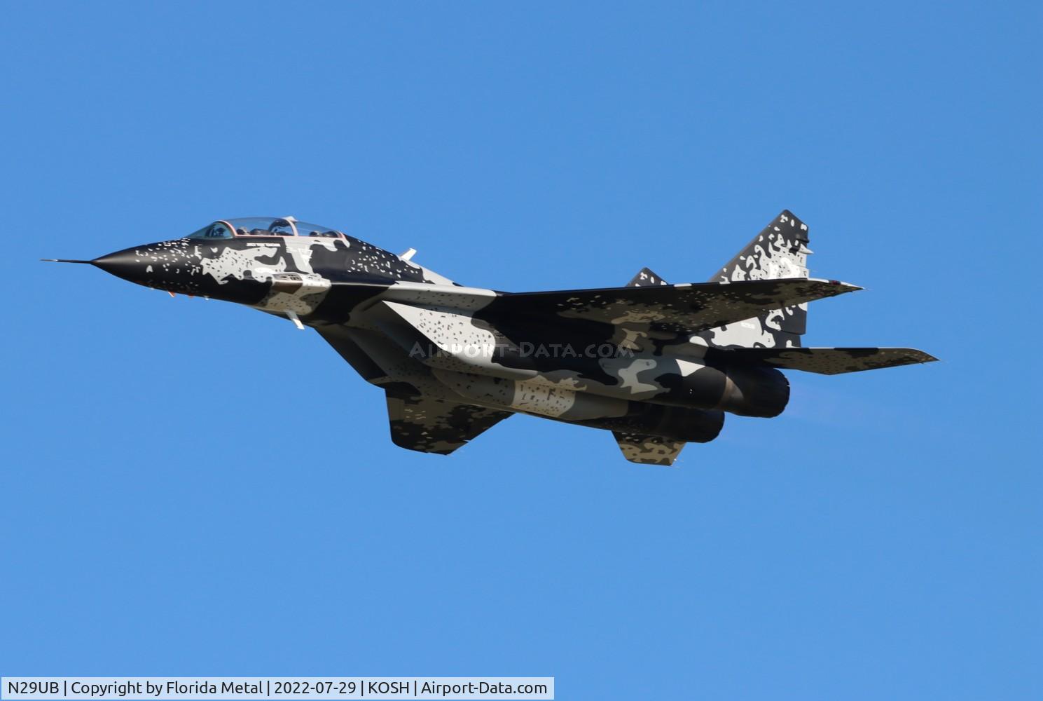 N29UB, 1989 Mikoyan-Gurevich MiG-29UB C/N 50903014896, Mig-29