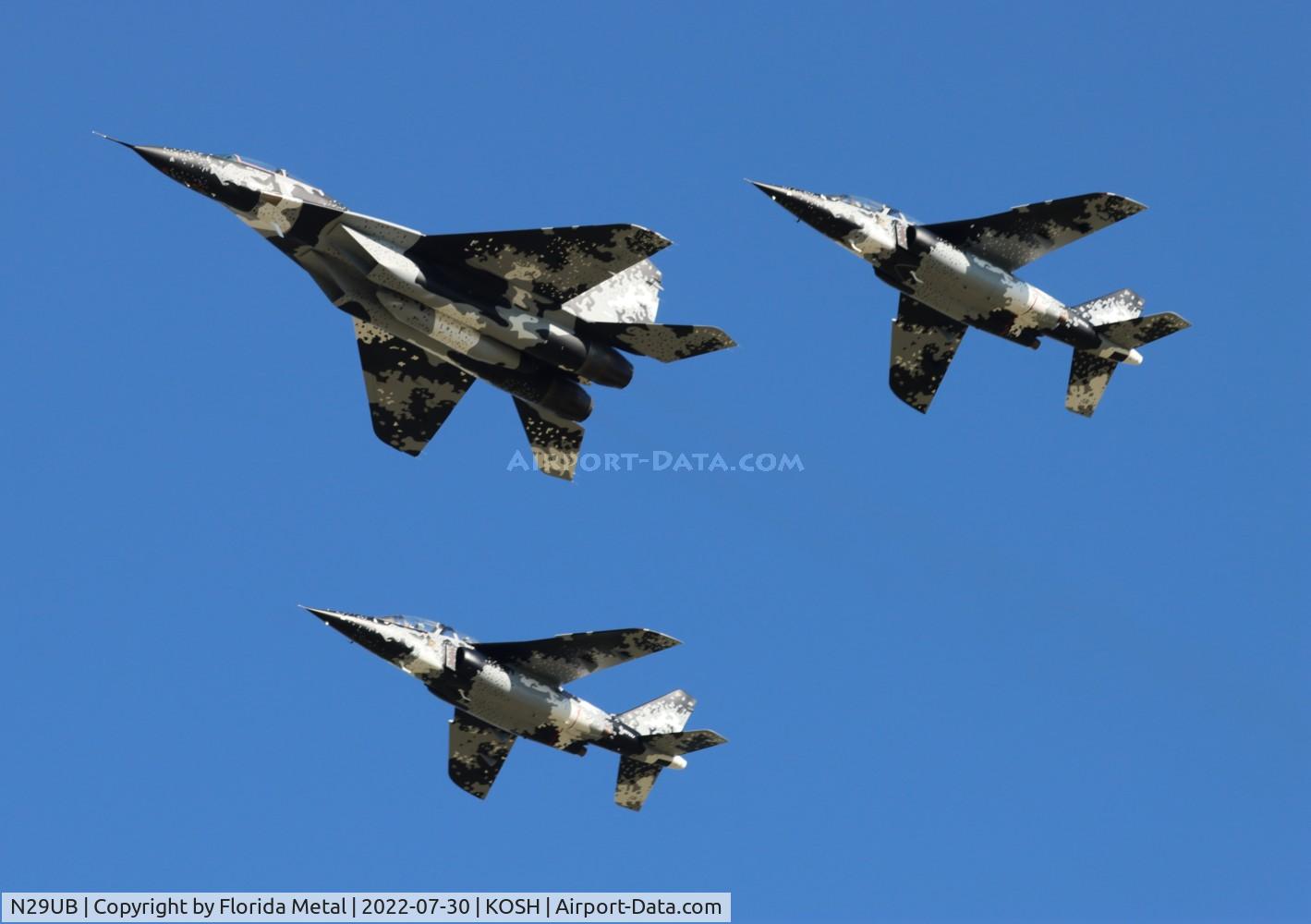 N29UB, 1989 Mikoyan-Gurevich MiG-29UB C/N 50903014896, OSH 2022