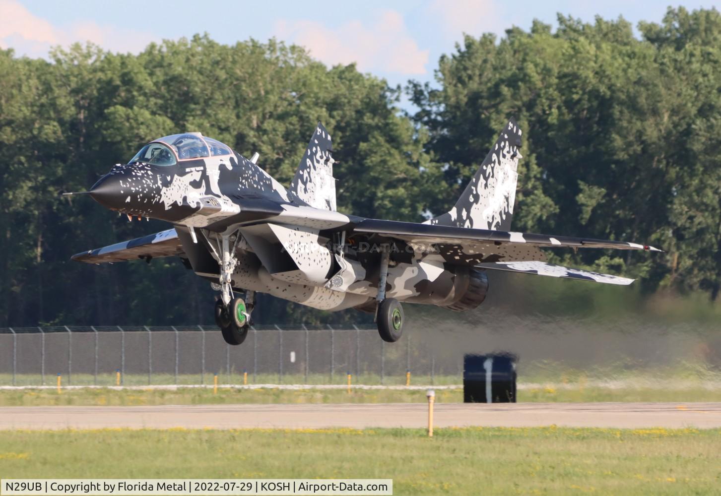 N29UB, 1989 Mikoyan-Gurevich MiG-29UB C/N 50903014896, OSH 2022