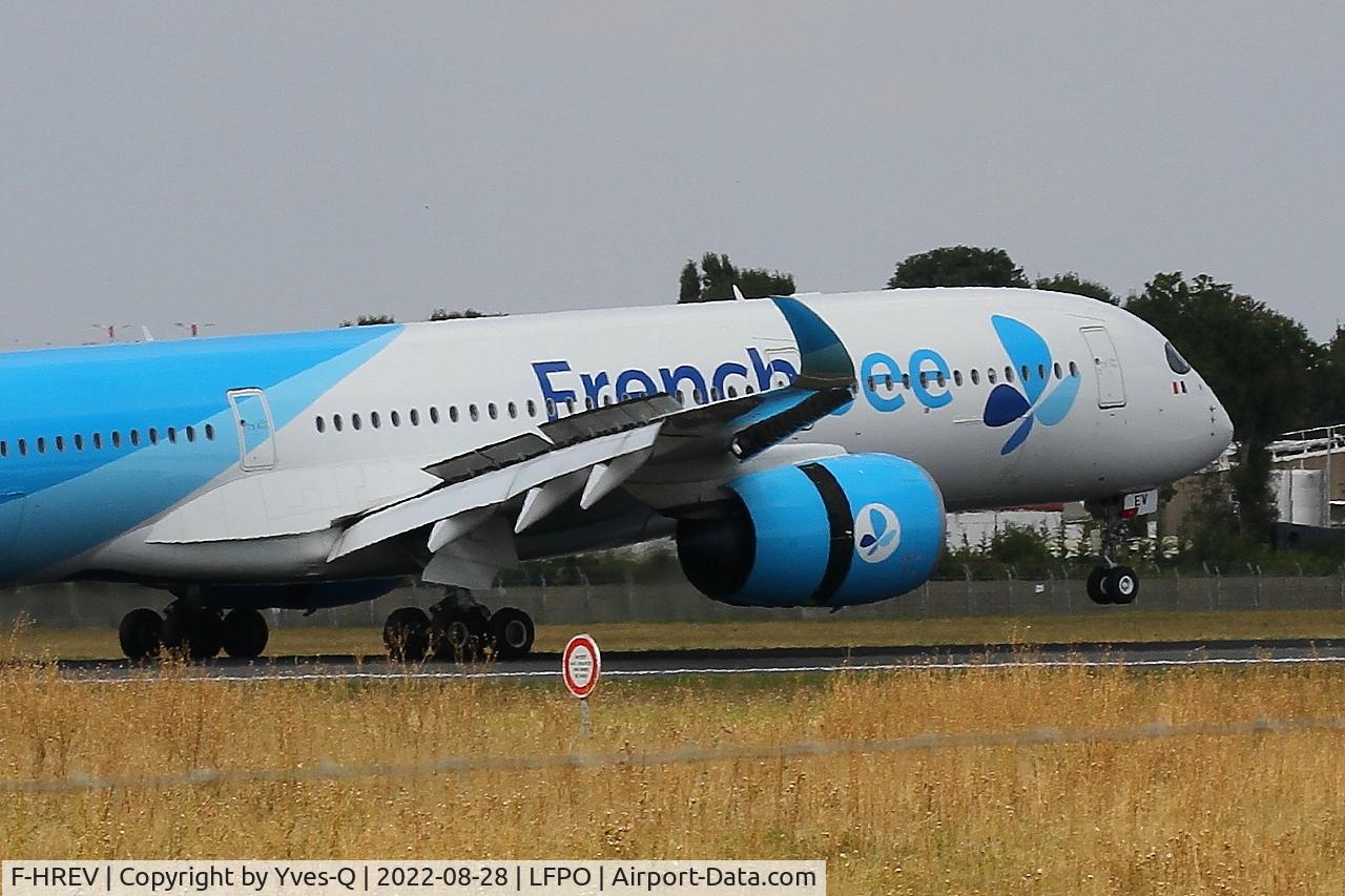 F-HREV, 2017 Airbus A350-941 C/N 193, Airbus A350-941, Landing rwy 06, Paris Orly airport (LFPO-ORY)
