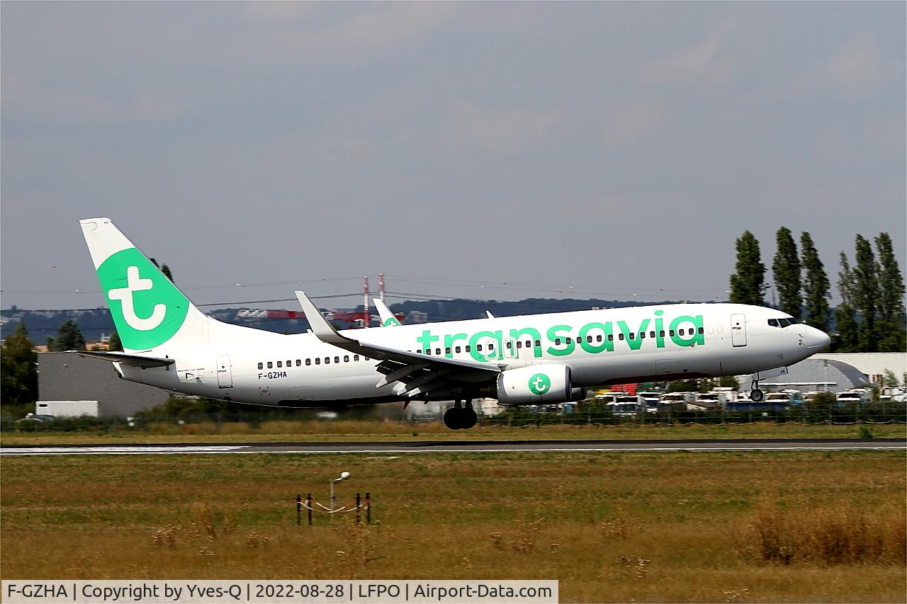 F-GZHA, 2007 Boeing 737-8GJ C/N 34901, Boeing 737-8GJ, Landing rwy 06, Paris-Orly airport (LFPO-ORY)