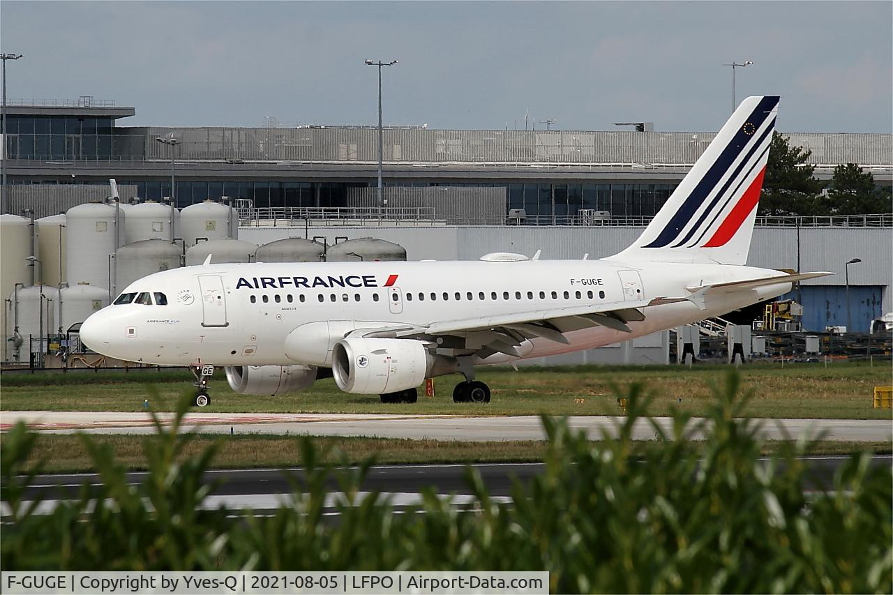 F-GUGE, 2003 Airbus A318-111 C/N 2100, Airbus A318-111, Taxiing, Paris-Orly airport (LFPO-ORY)