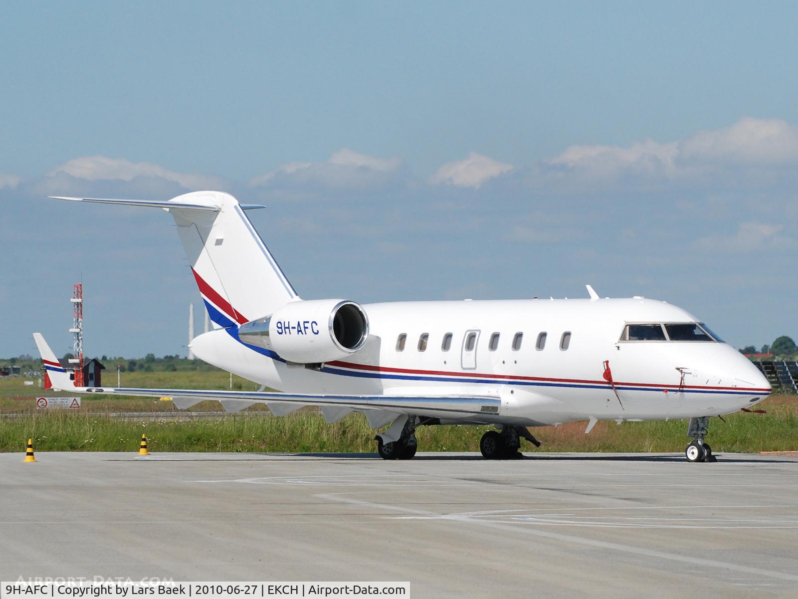 9H-AFC, 2007 Bombardier Challenger 605 (CL-600-2B16) C/N 5713, Parked