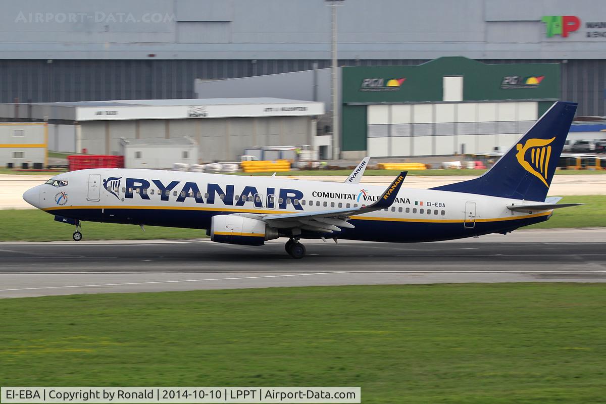 EI-EBA, 2008 Boeing 737-8AS C/N 37516, at lis