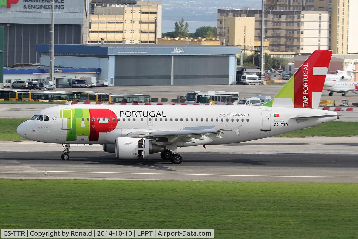 CS-TTR, 2002 Airbus A319-112 C/N 1756, at lis