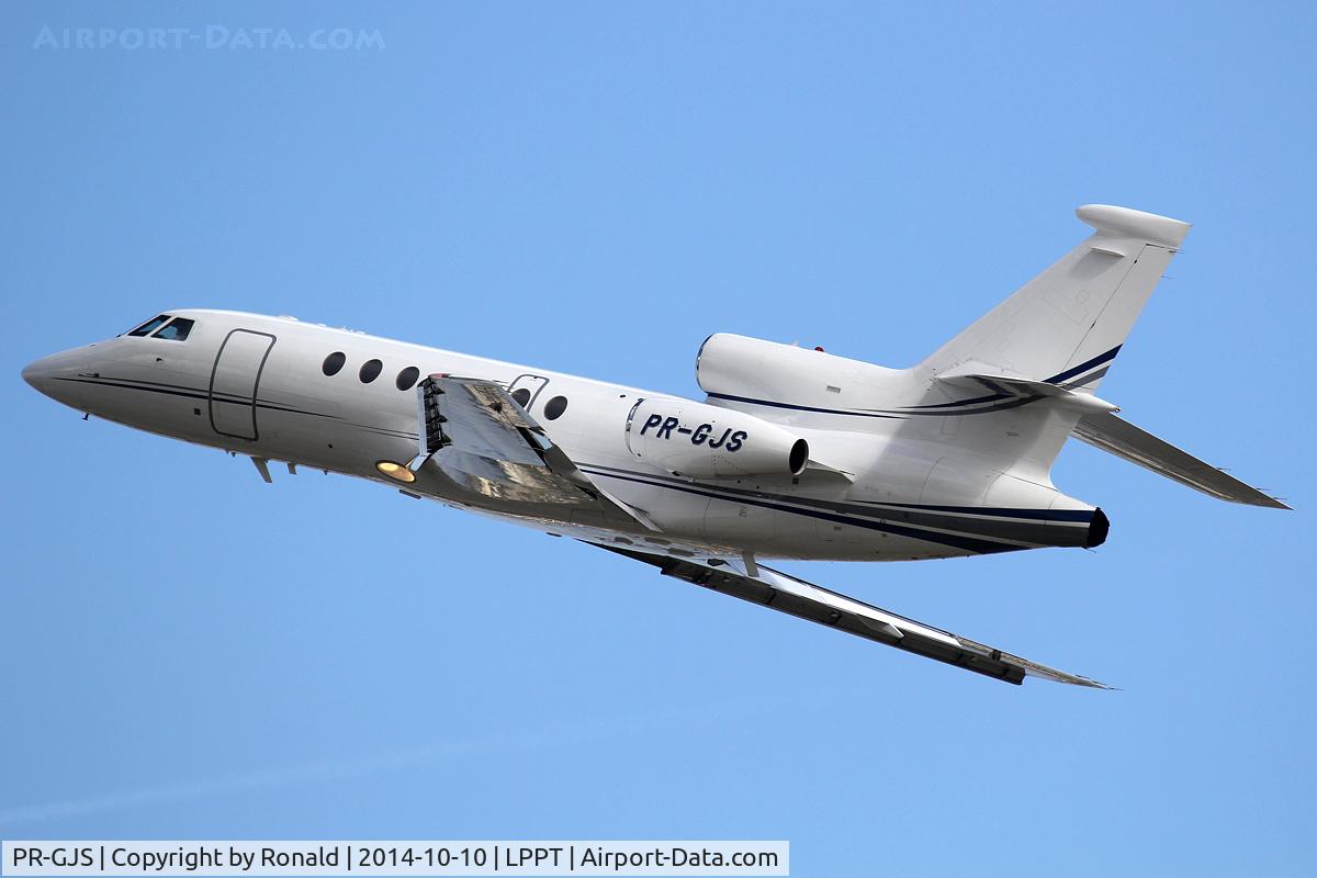 PR-GJS, 1997 Dassault Falcon 50EX C/N 258, at lis