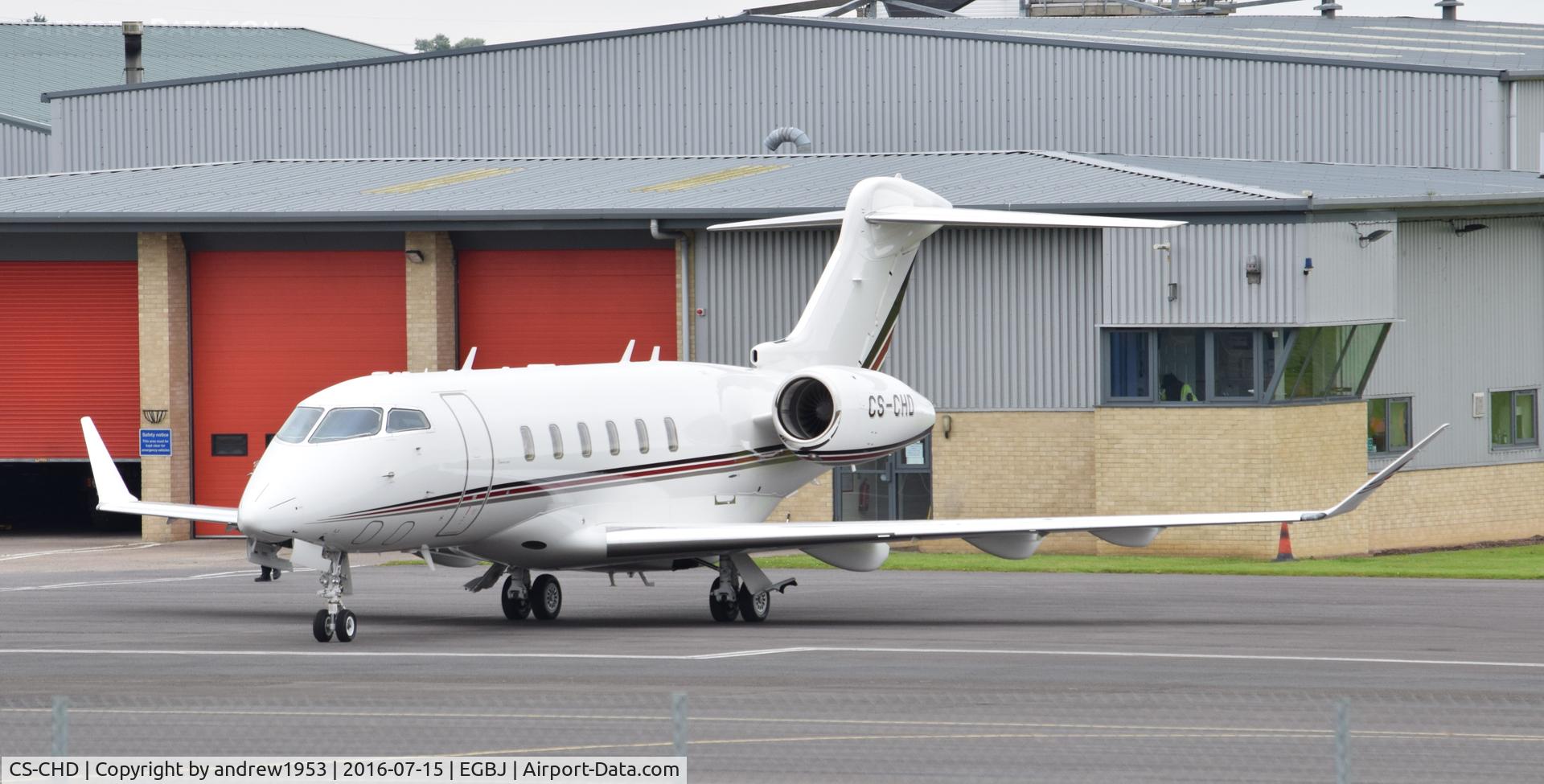 CS-CHD, 2015 Bombardier Challenger 350 (BD-100-1A10) C/N 20584, CS-CHD at Gloucestershire Airport.