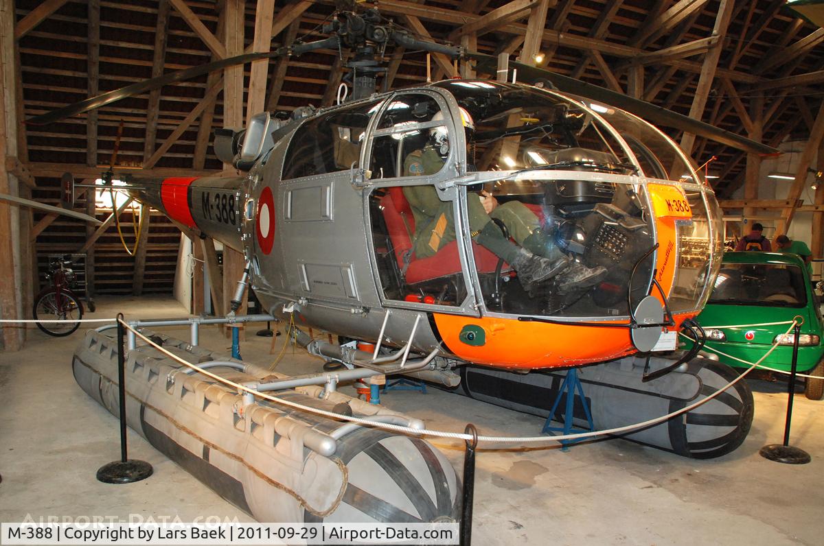 M-388, 1966 Sud S.E.3160 Alouette III C/N 1388, On display Egeskov Slot