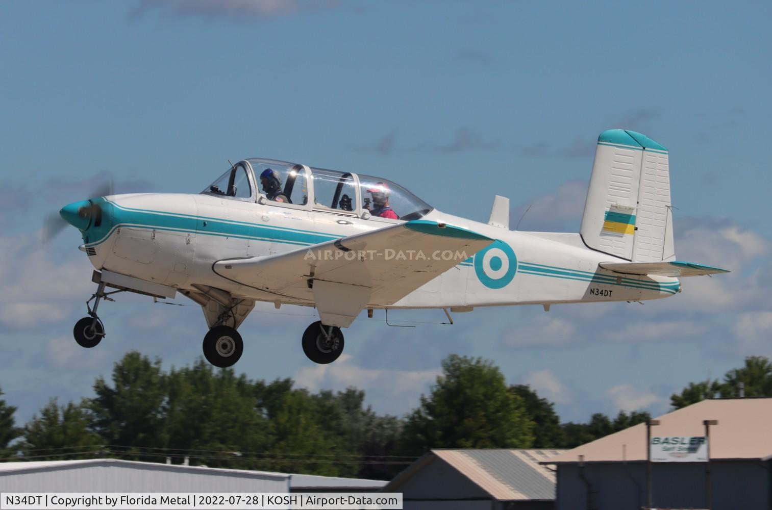 N34DT, 1953 Beech T-34A (A45) Mentor Mentor C/N G-114, OSH 2022