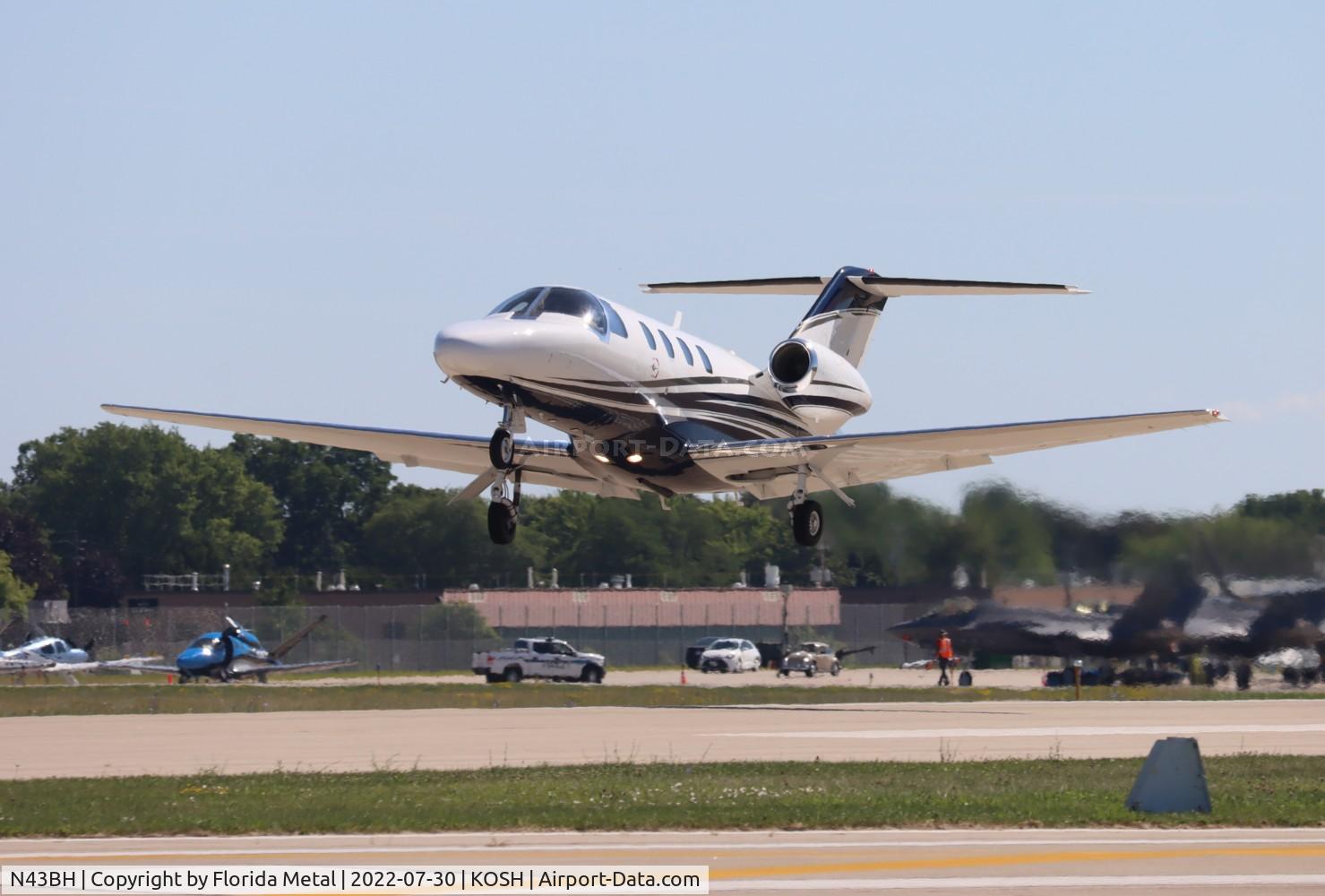 N43BH, 2007 Cessna 525 CitationJet CJ1+ C/N 525-0633, OSH 2022