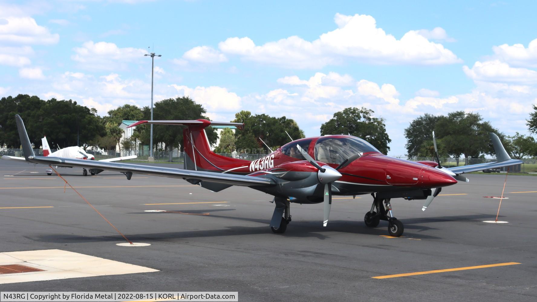 N43RG, 2022 Diamond DA42 NG Twin Star C/N 42.N455, DA42 - was sadly written off at KORL on 09/01/22 flipped during a violent thunderstorm killing one of it's occupants