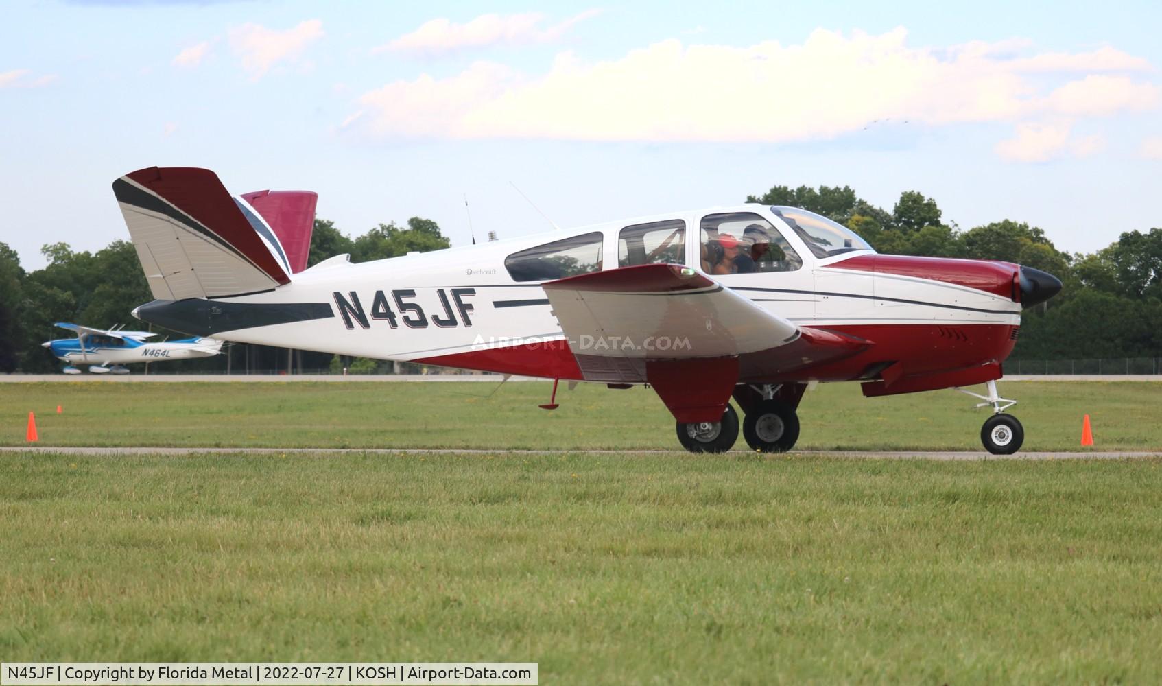 N45JF, 1954 Beech E35 C/N D-3901, OSH 2022
