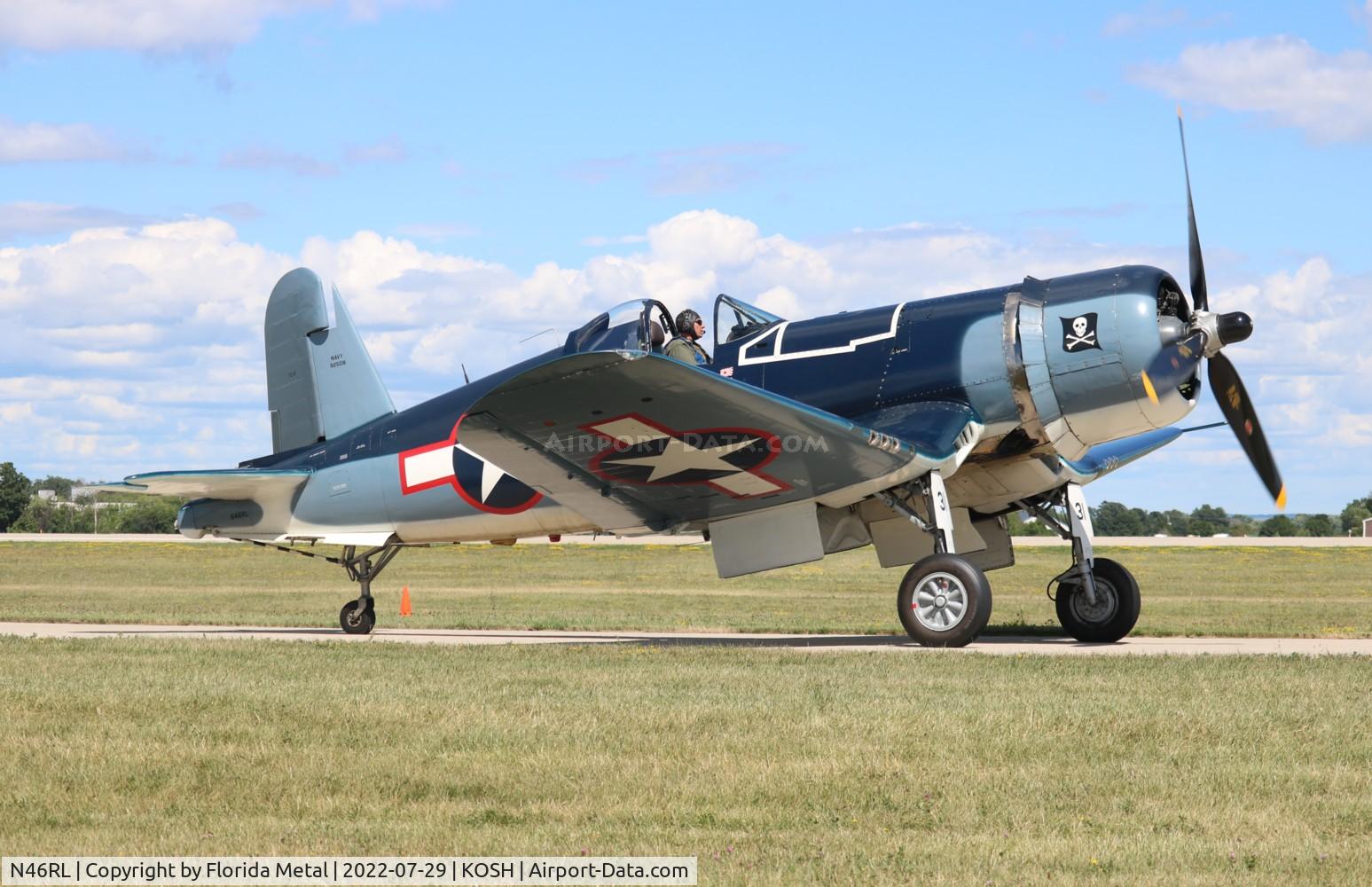 N46RL, 1945 Goodyear FG-1D Corsair C/N Not found (92508/N46RL), OSH 2022