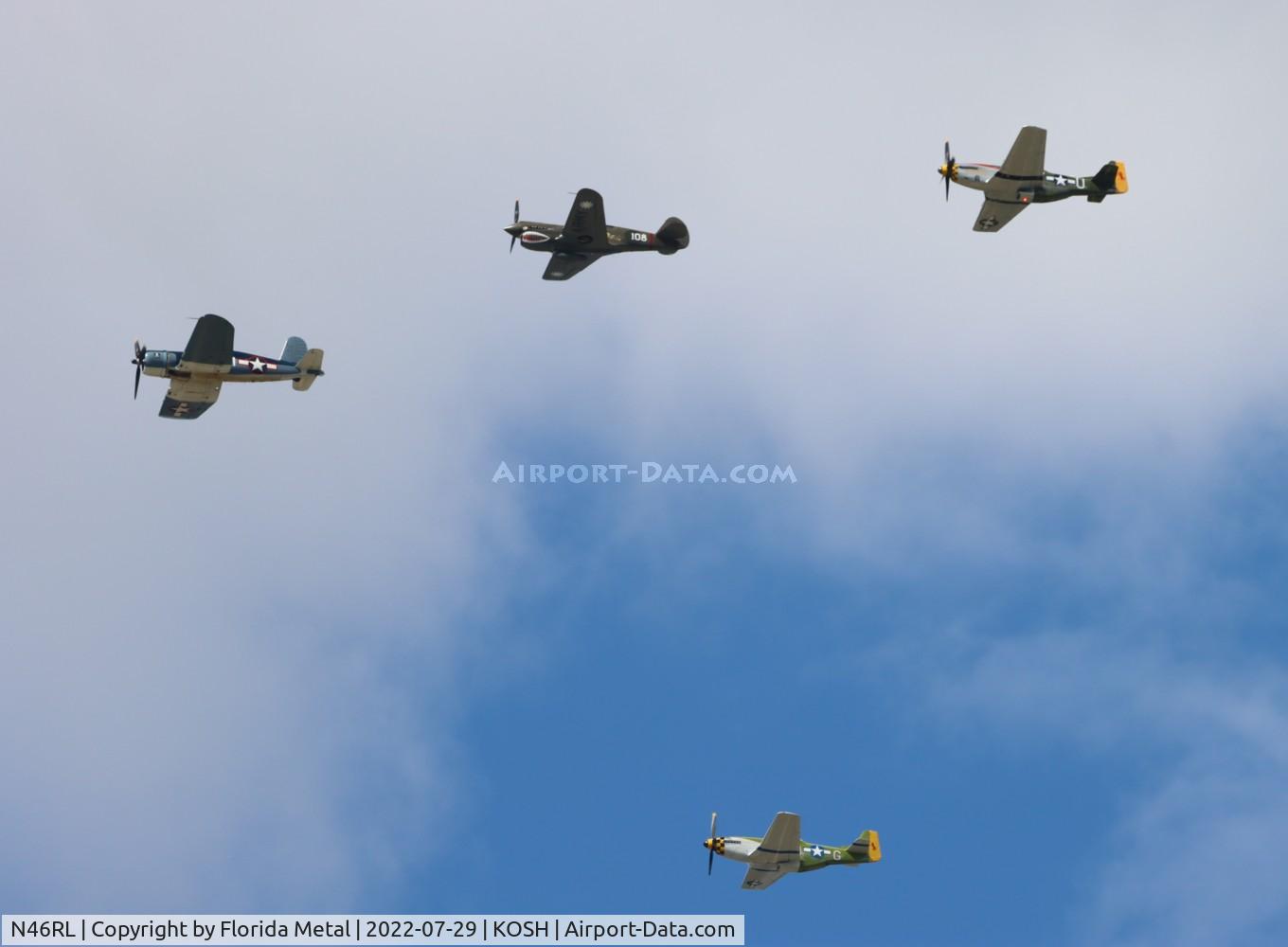 N46RL, 1945 Goodyear FG-1D Corsair C/N Not found (92508/N46RL), OSH 2022