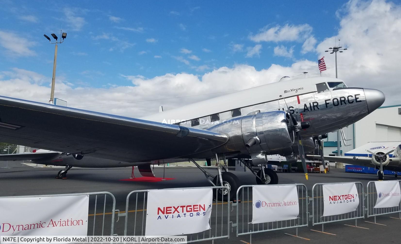 N47E, 1943 Douglas DC-3C (C-47A-60-DL) C/N 13816, NBAA 2022