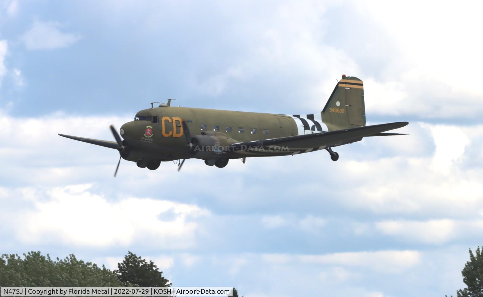 N47SJ, 1943 Douglas DC3C-R (C-47B-5-DK) C/N 14423, OSH 2022