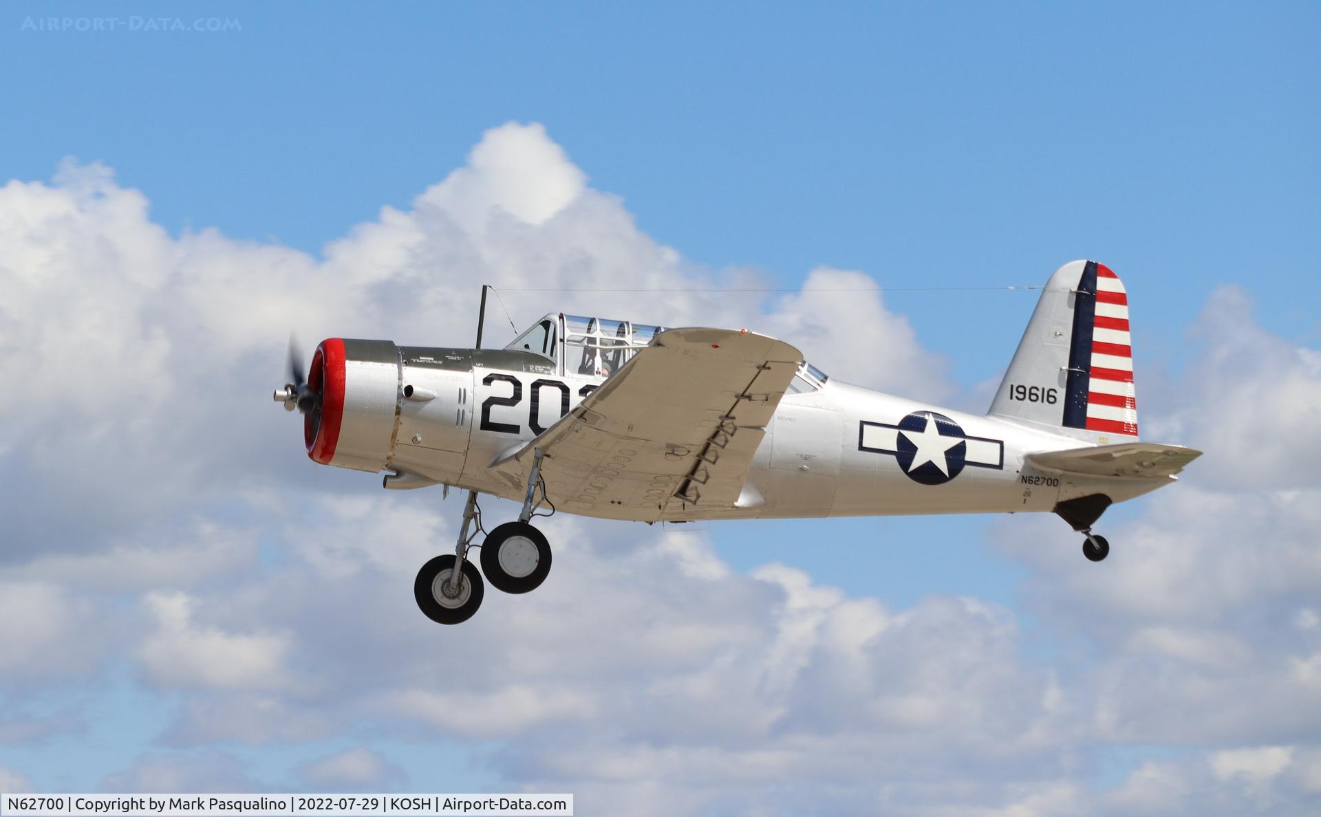 N62700, 1941 Convair BT-13A Valiant C/N 1850, Vultee BT-13A