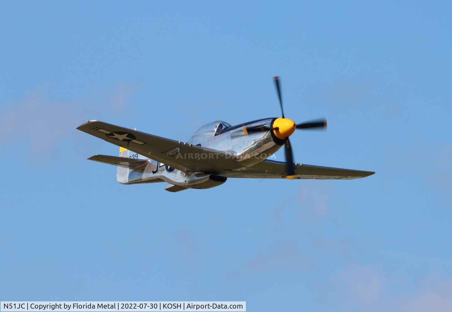 N51JC, 1944 North American P-51D Mustang C/N 122-38798, OSH 2022