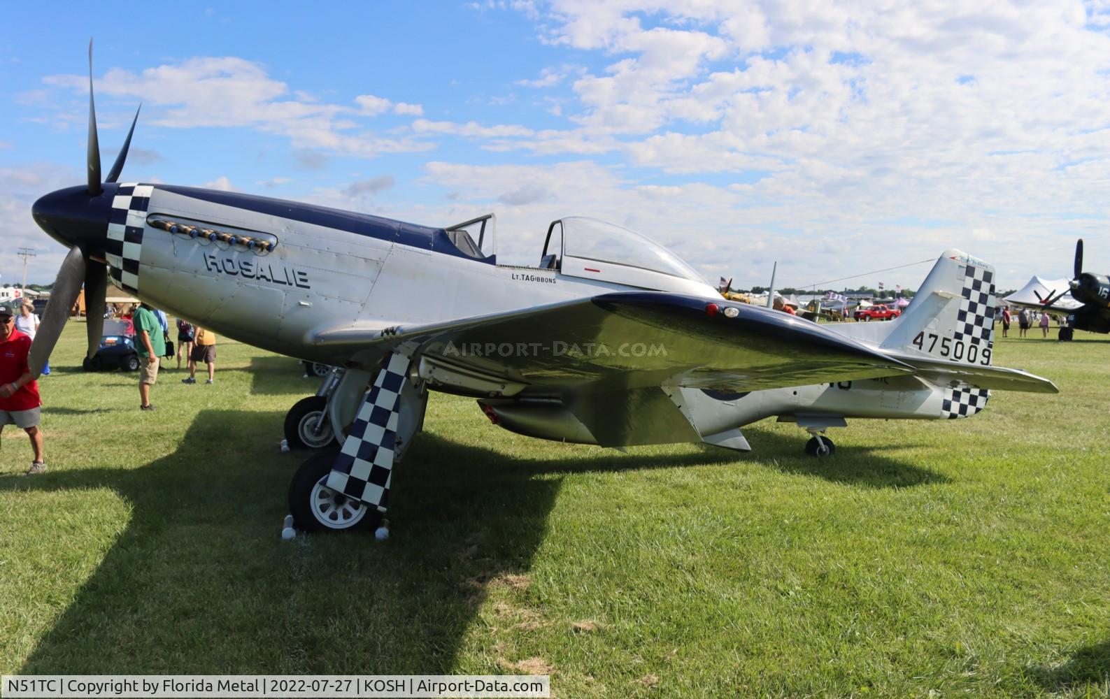 N51TC, 1944 North American/aero Classics P-51D C/N 44-75009, OSH 2022