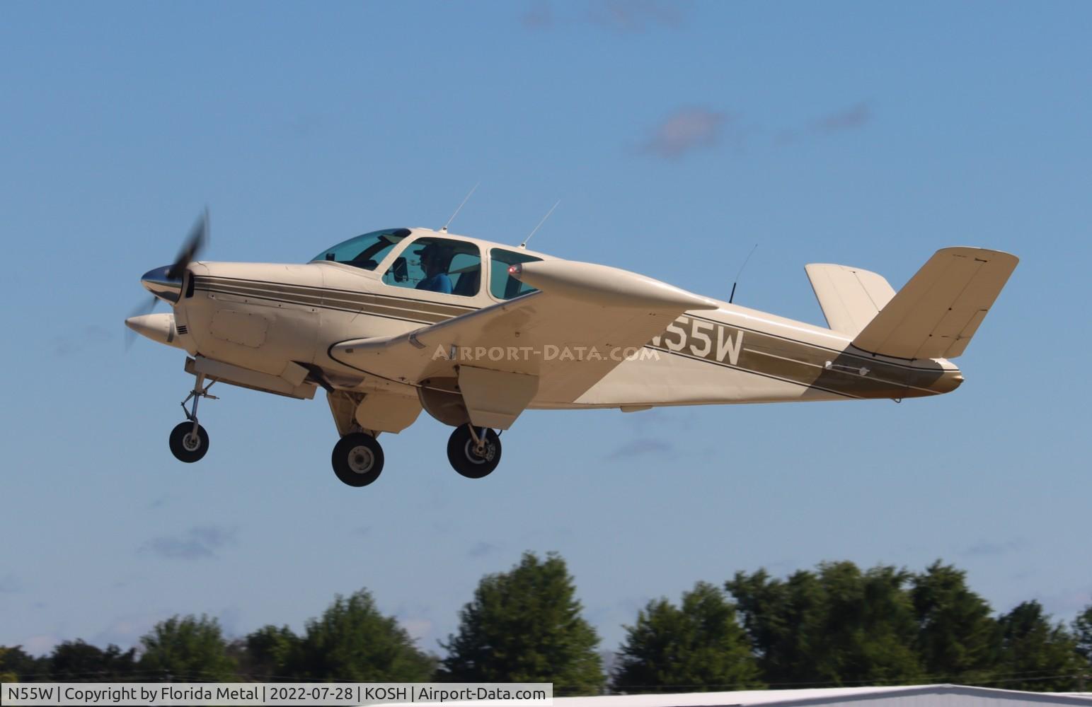 N55W, 1949 Beech A35 Bonanza C/N D-1969, OSH 2022