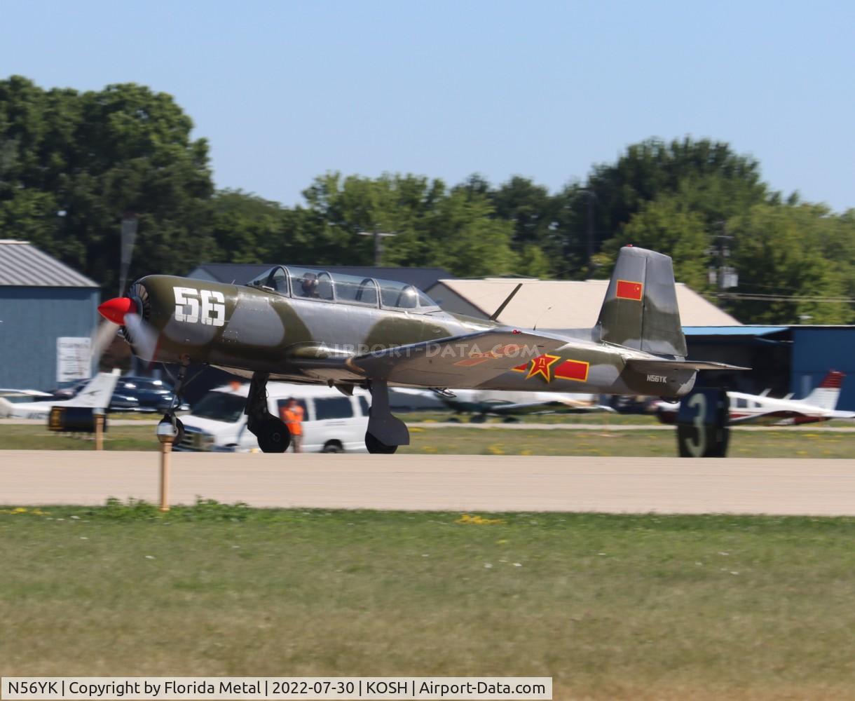 N56YK, 1975 Nanchang CJ-6 C/N 3051202, OSH 2022