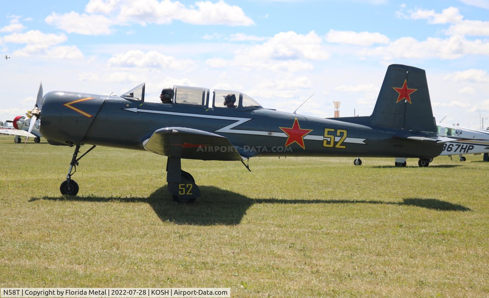 N58T, 1972 Nanchang CJ-6 C/N 2851208, OSH 2022