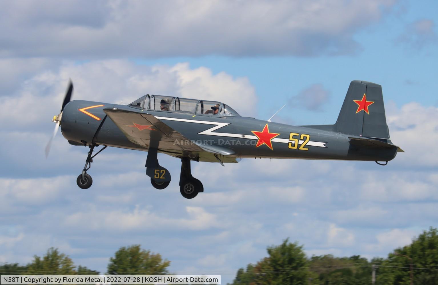 N58T, 1972 Nanchang CJ-6 C/N 2851208, OSH 2022
