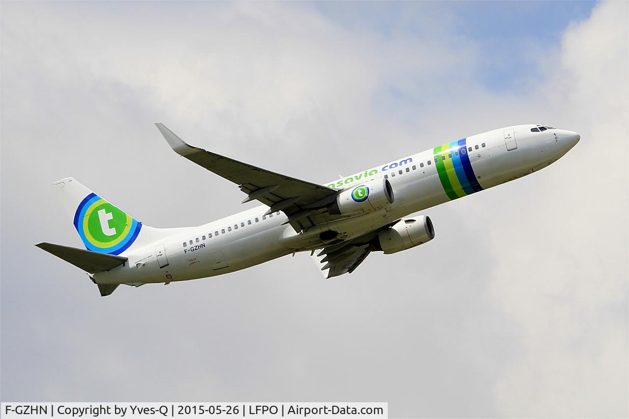F-GZHN, 1999 Boeing 737-85H C/N 29445, Boeing 737-85H, Climbing from Rwy 08, Paris-Orly Airport (LFPO-ORY)
