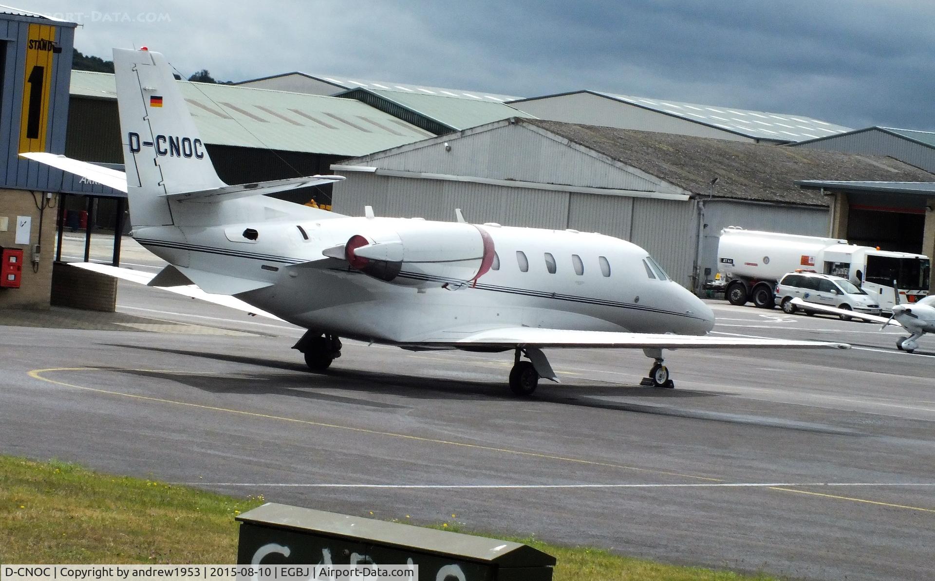 D-CNOC, 2008 Cessna 560XL Citation XLS C/N 560-5814, D-CNOC at Gloucestershire Airport.