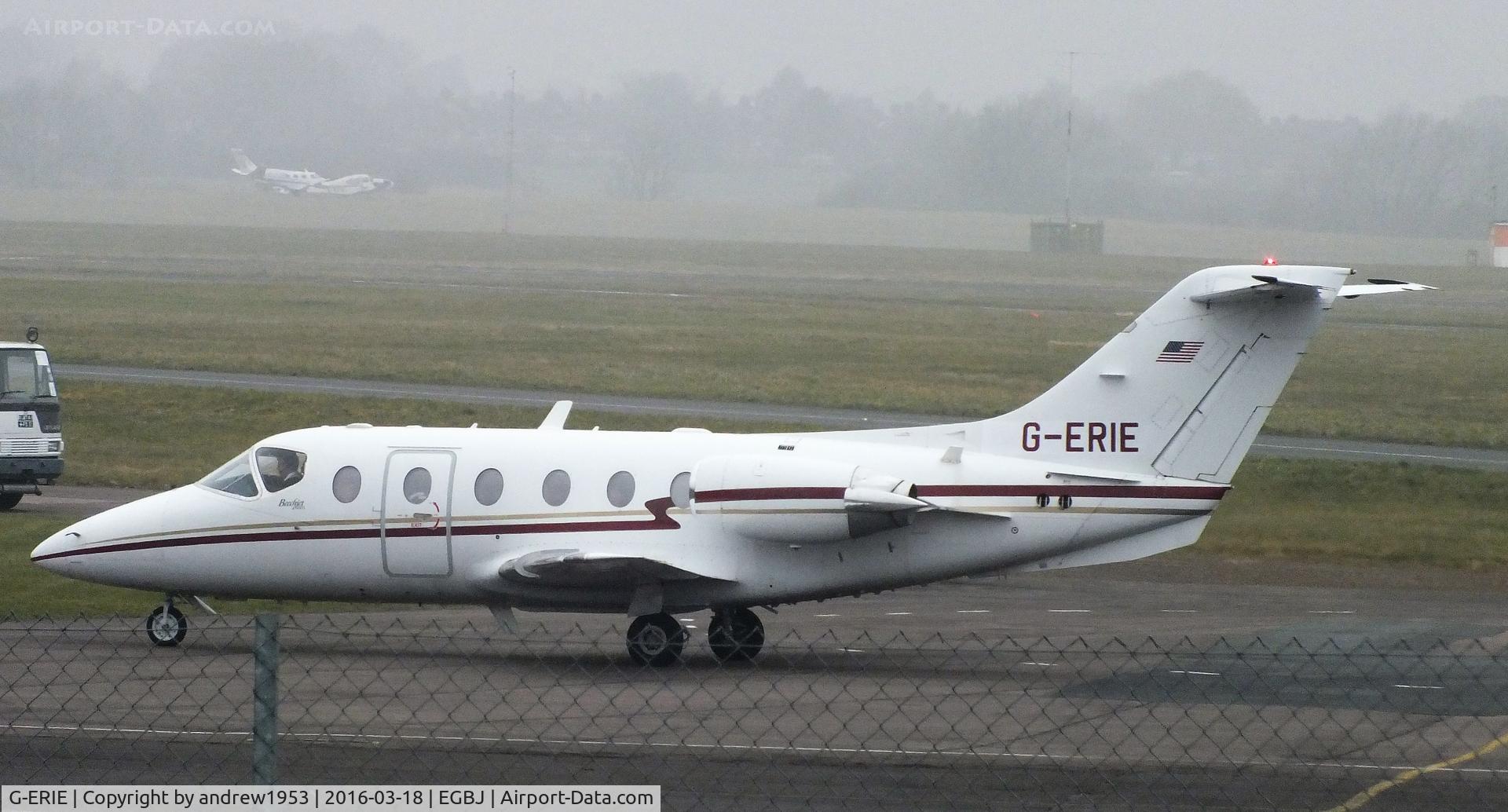 G-ERIE, 1996 Raytheon Beechjet 400A C/N RK-120, G-ERIE at Gloucestershire Airport.