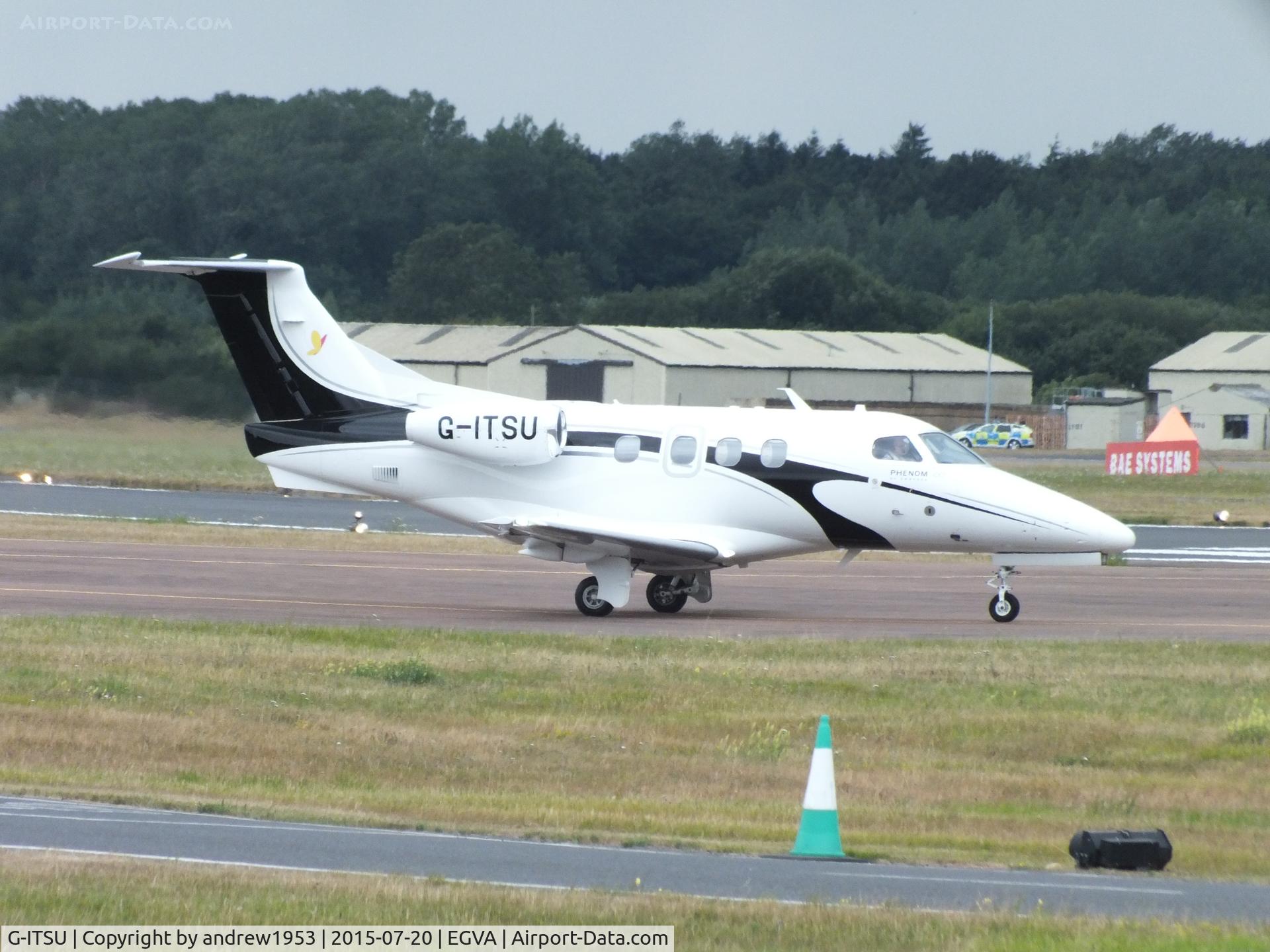 G-ITSU, 2010 Embraer EMB-500 Phenom 100 C/N 50000185, G-ITSU at RAF Fairford.