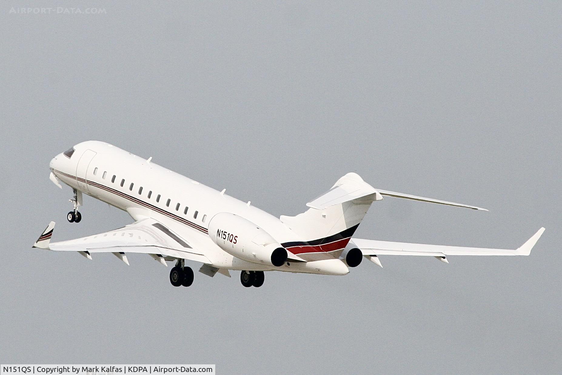 N151QS, 2016 Bombardier BD-700-1A10 Global 6000 C/N 9730, NetJets GLEX N151QS at KDPA