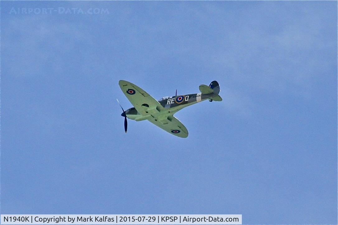 N1940K, 2003 Jurca MJ-100 Spitfire C/N MK9EX, Spitfire N1940K Flying over PSP