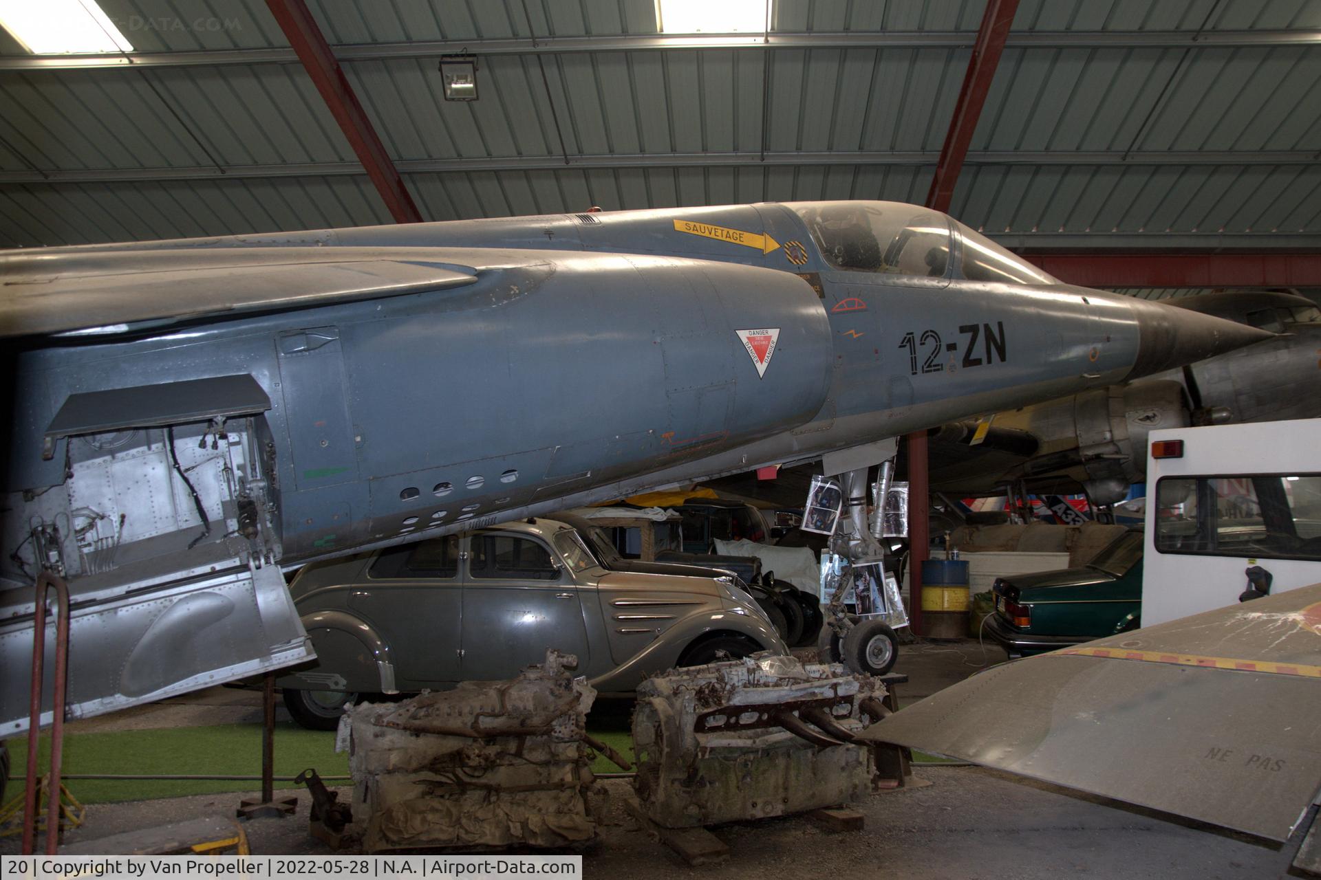 20, Dassault Mirage F.1C C/N 20, French Air Force Dassault Mirage F1C in the Industrie and Aviation Musum in Albert, France, 2022
