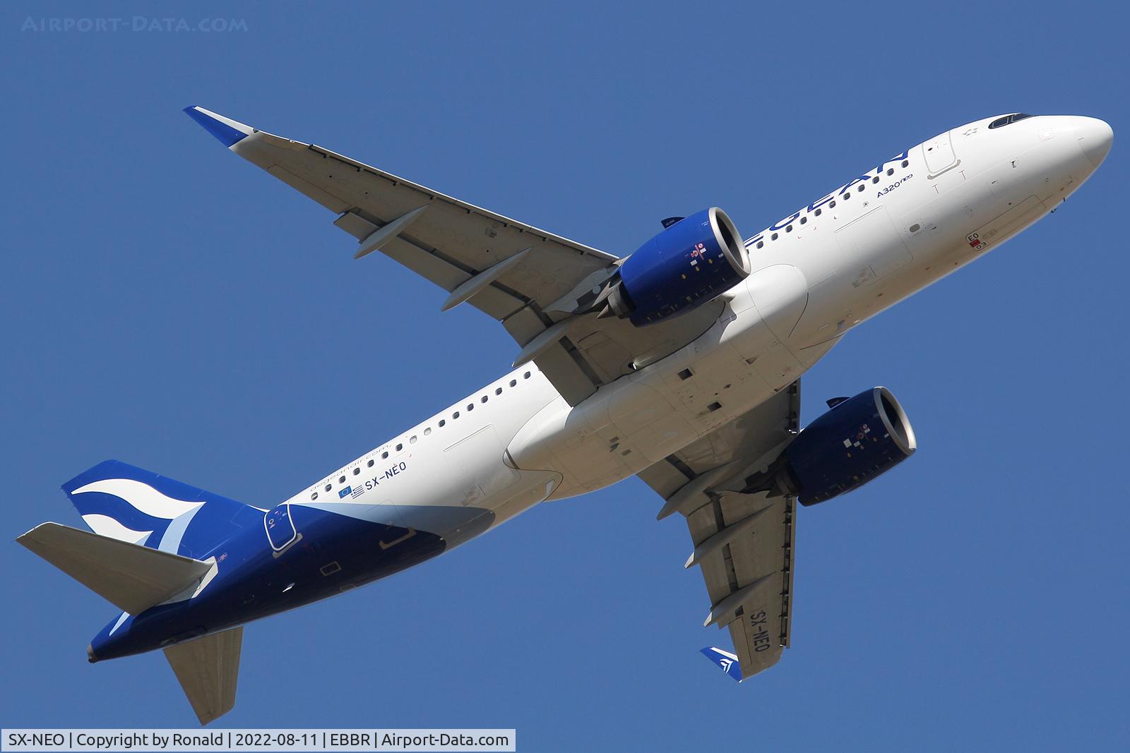 SX-NEO, 2019 Airbus A320-271N C/N 9400, at bru
