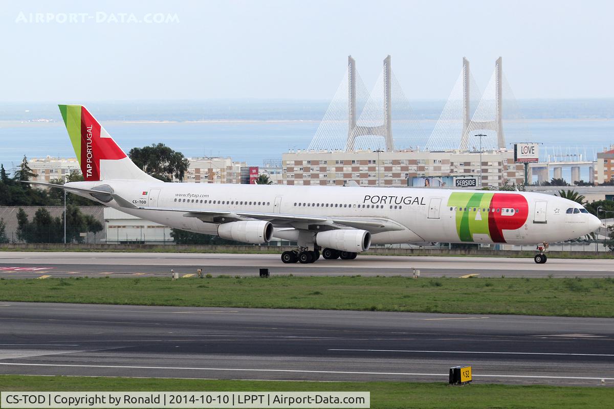 CS-TOD, 1995 Airbus A340-312 C/N 091, at lis