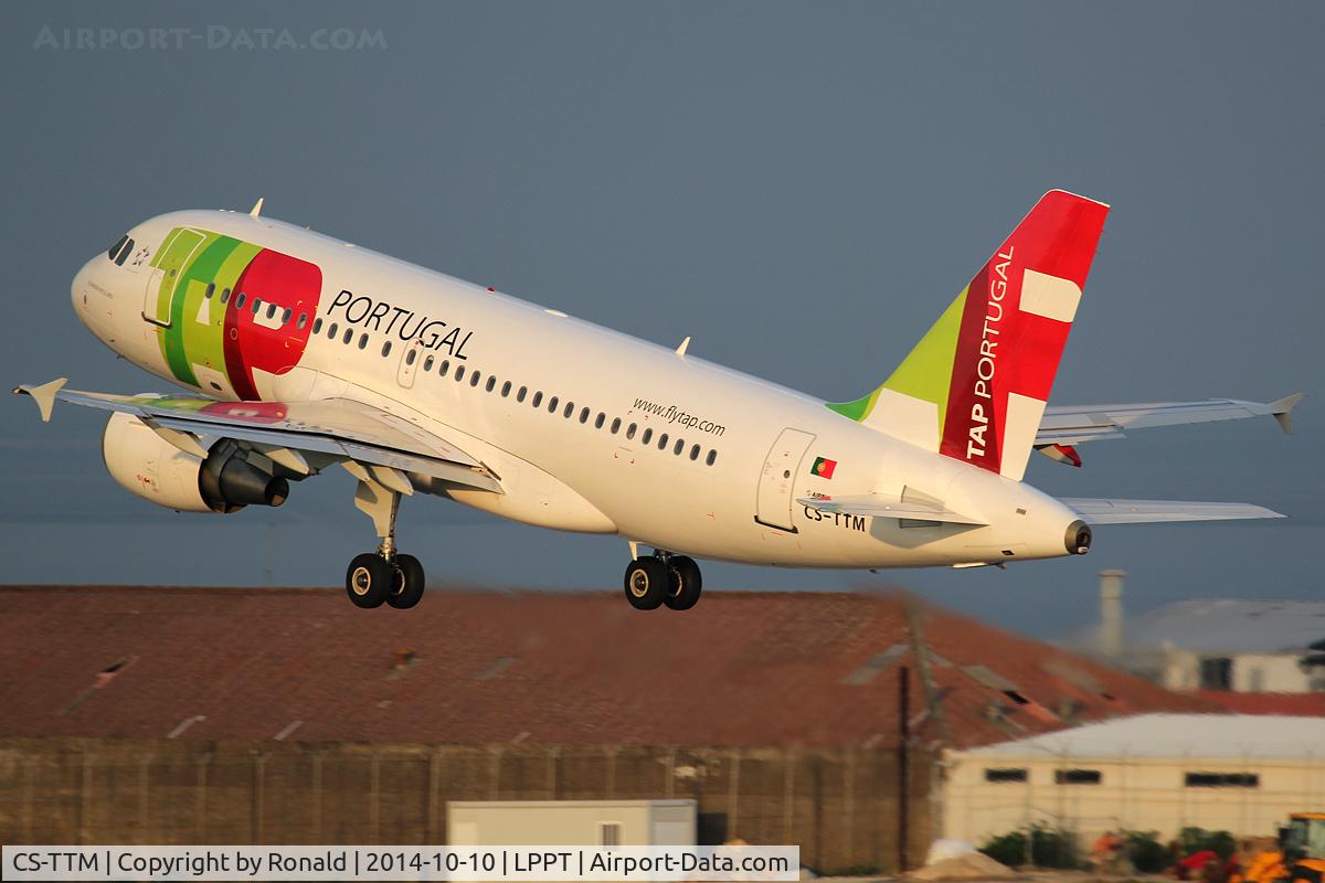 CS-TTM, 1999 Airbus A319-111 C/N 1106, at lis