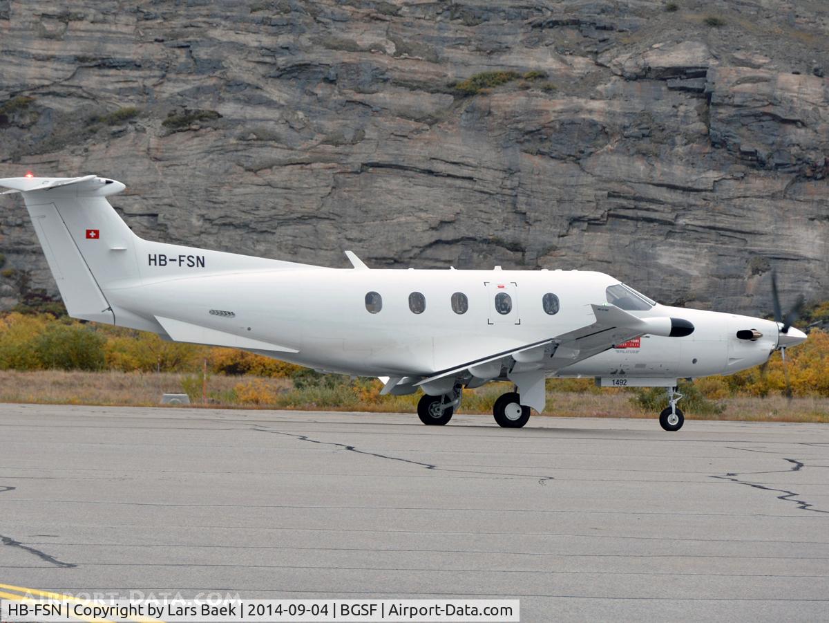 HB-FSN, 2014 Pilatus PC-12/47E C/N 1492,  After delivery Reg. N91SK